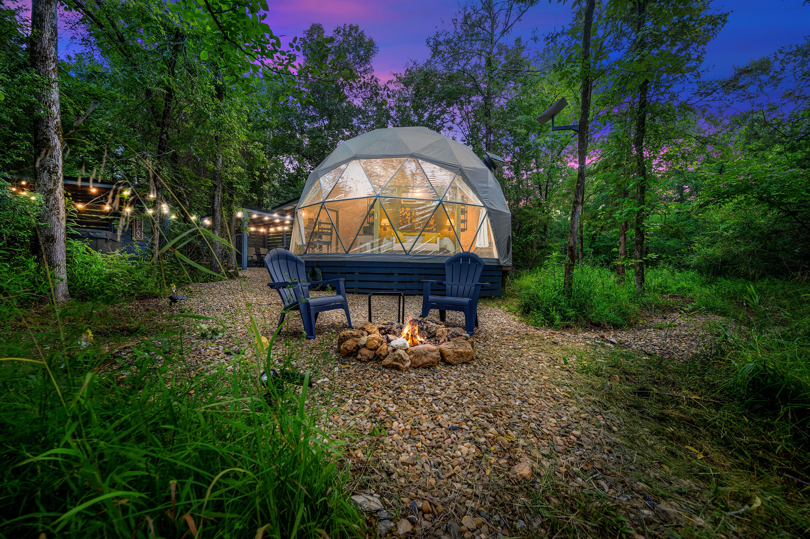 Romantic Honeymoon Dome in Hochatown | HoneyDome - US, Oklahoma - glamping.directory