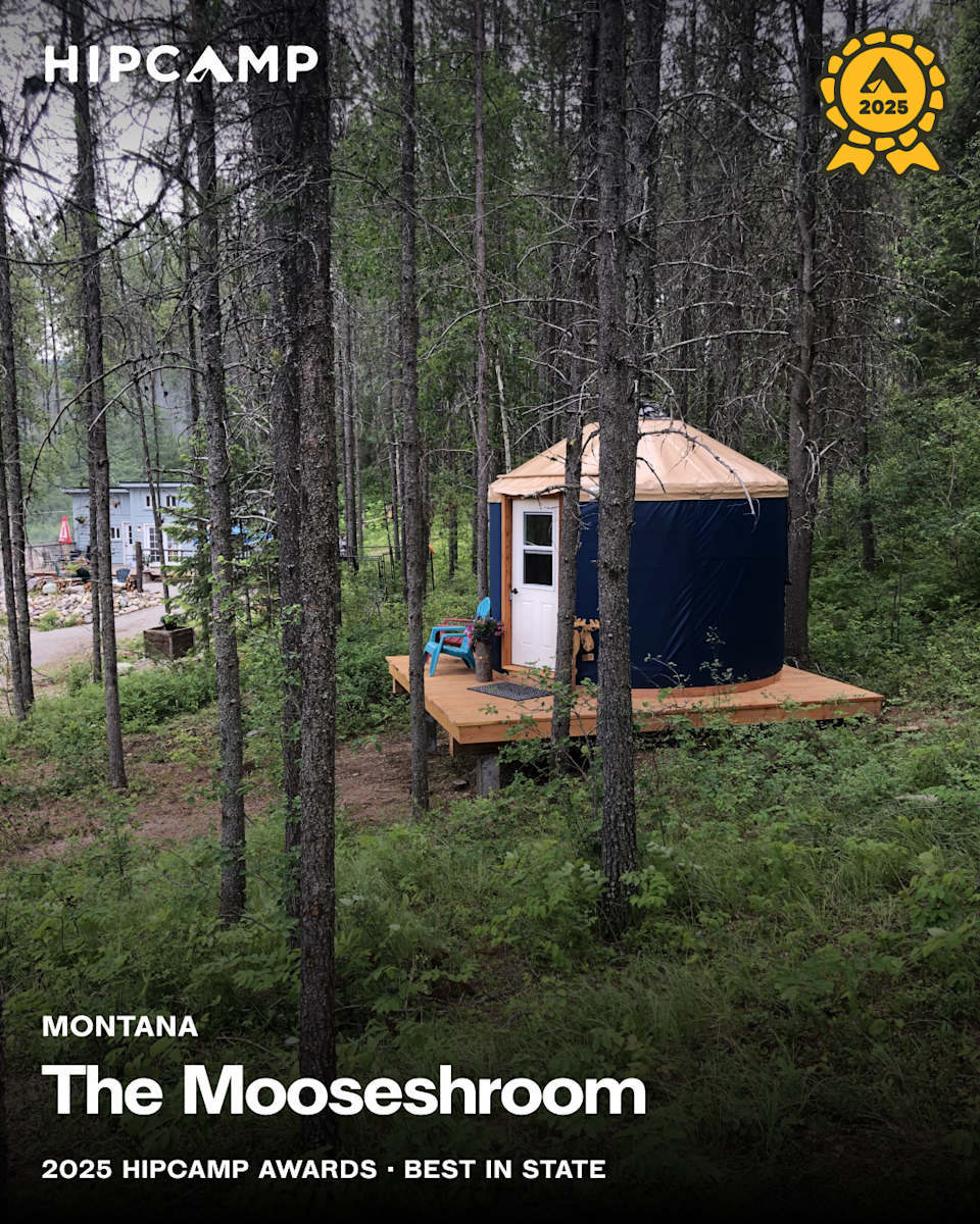 Mooseshroom Yurt Retreat and Campground - Columbia Falls, Montana - glamping.directory