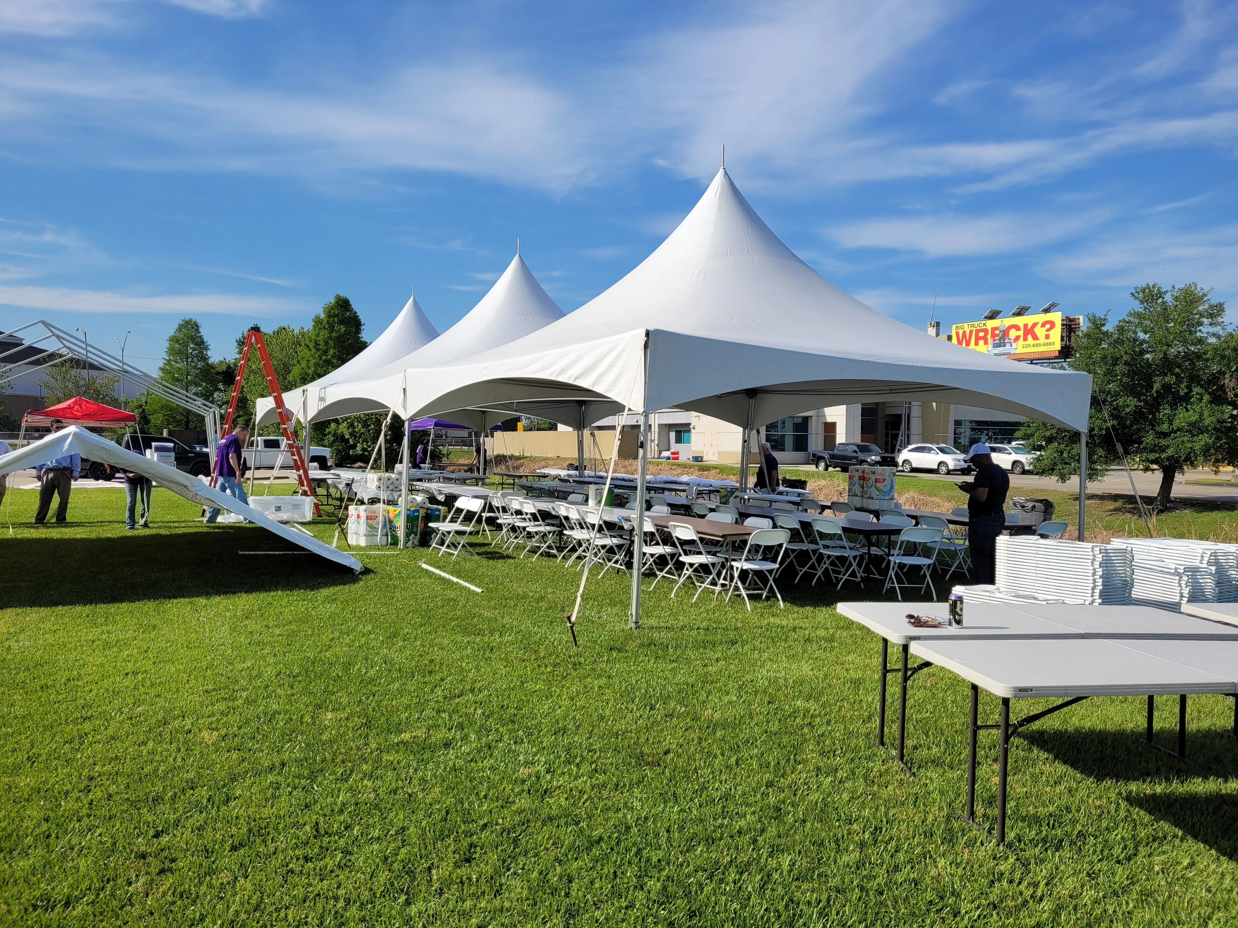 Backyard Party Tent Rentals - Baton Rouge, Louisiana - glamping.directory