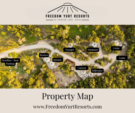 Freedom Yurt Resorts - Canyon Lake, Texas - glamping.directory