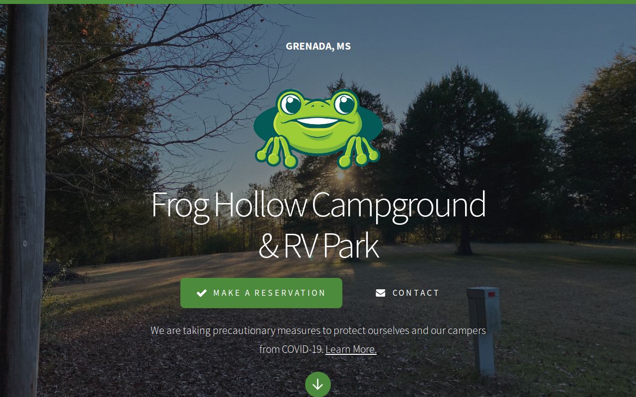 Frog Hollow Camp Ground and Rv Park - Grenada, Mississippi - glamping.directory