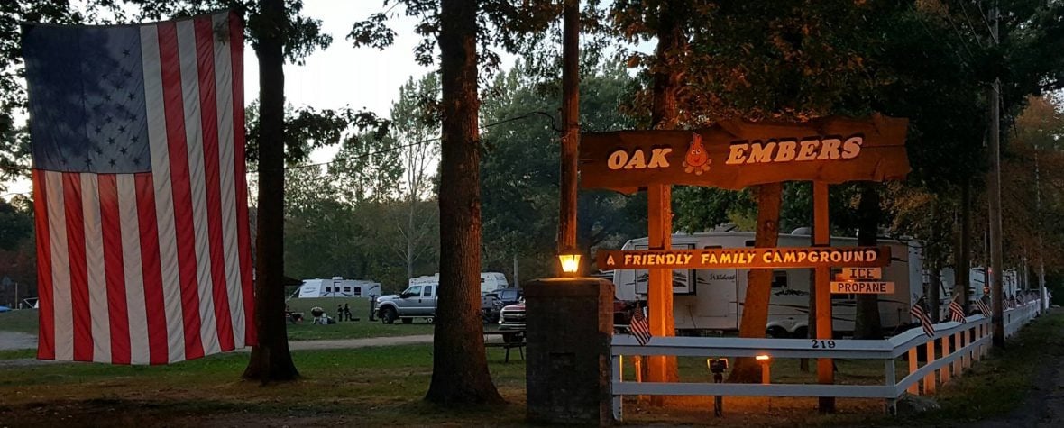 Oak Embers Campground - West Greenwich, Rhode Island - glamping.directory