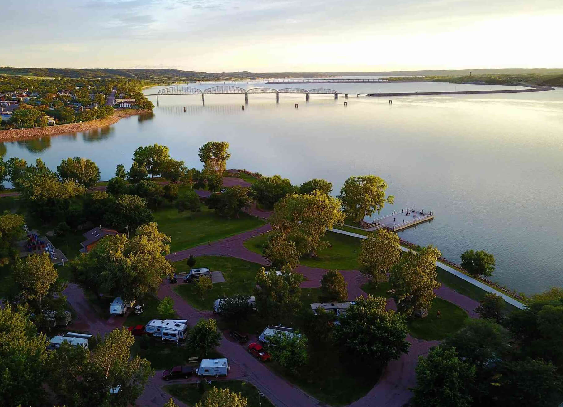 American Creek Campground - Chamberlain, South Dakota - glamping.directory