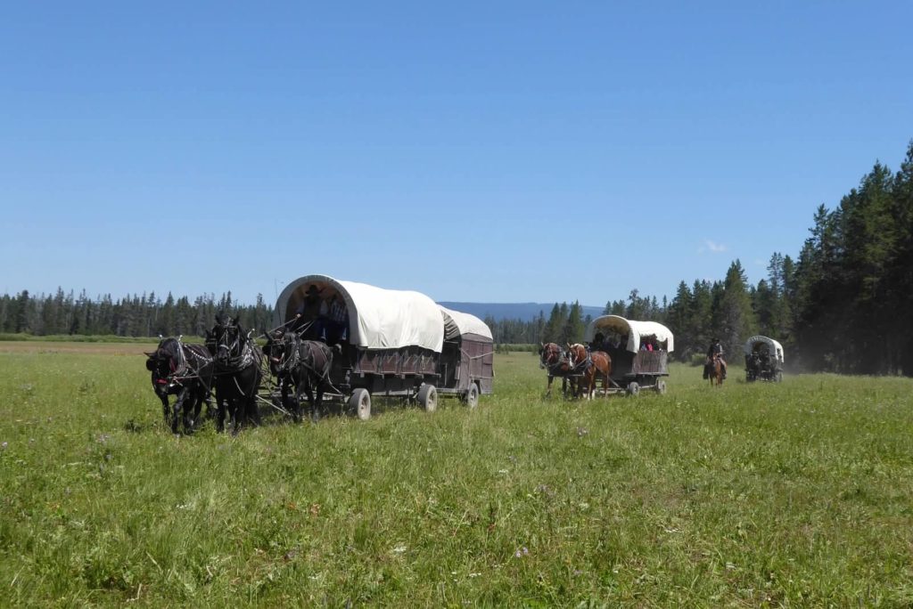 Teton Wagon Train & Horse Adventure - Bergman Reservoir Campground - Alta, Wyoming - glamping.directory