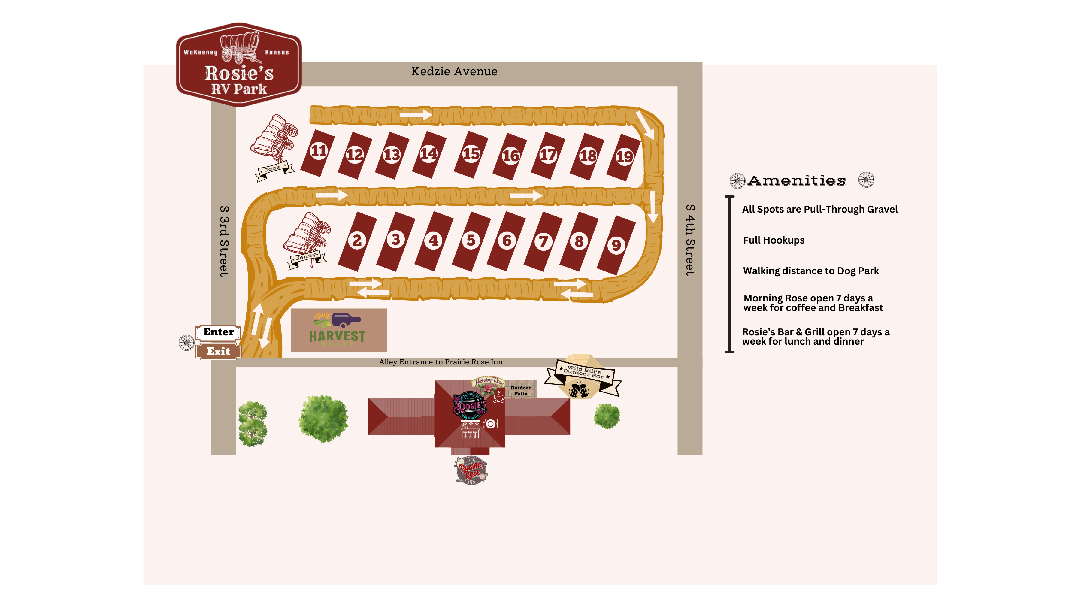 Rosie's RV Park - WaKeeney, Kansas - glamping.directory