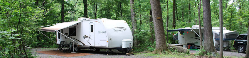 Ringing Rocks Family Campground - Upper Black Eddy, Pennsylvania - glamping.directory