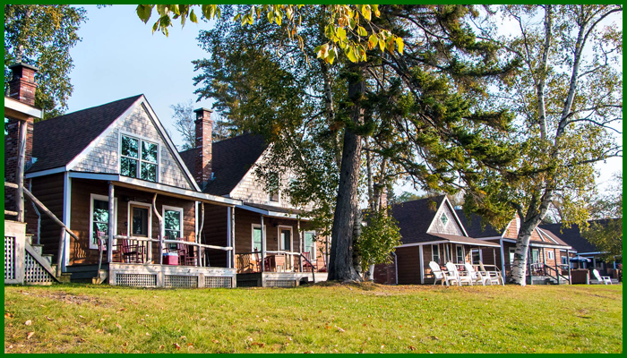 Bald Mountain Camps Resort - Oquossoc, Maine - glamping.directory
