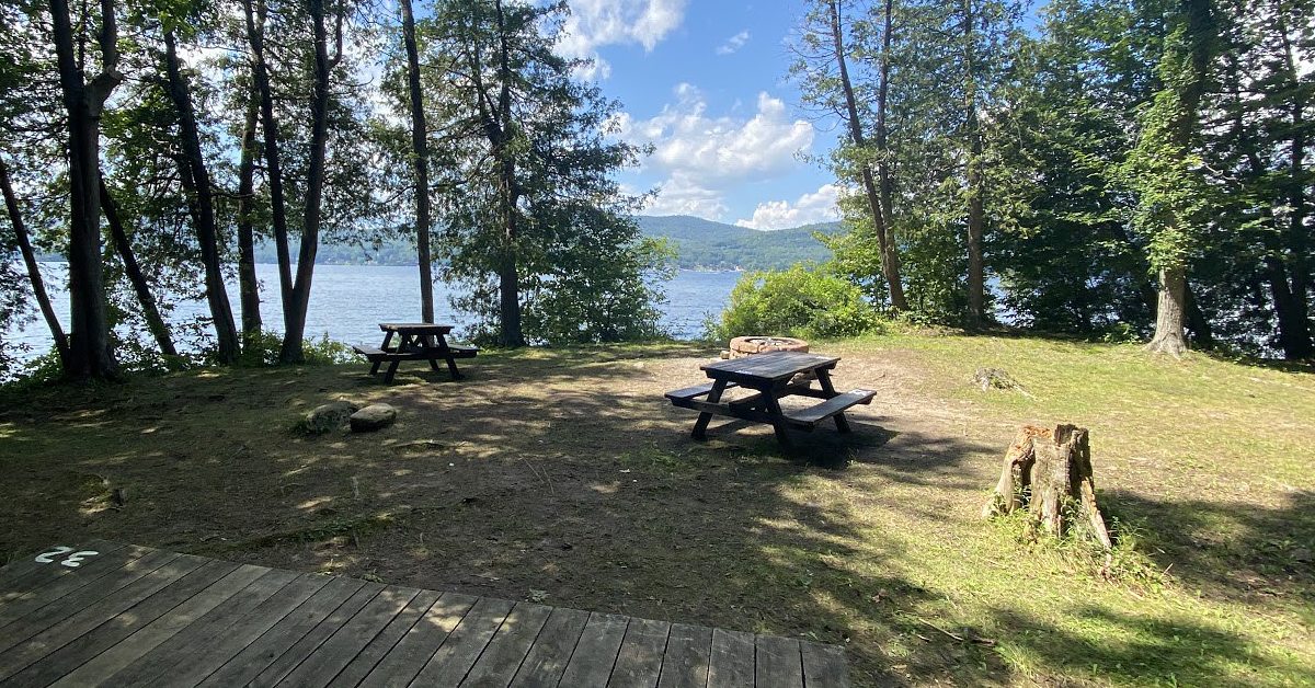 Lake George Island Camping - Clemons, New York - glamping.directory