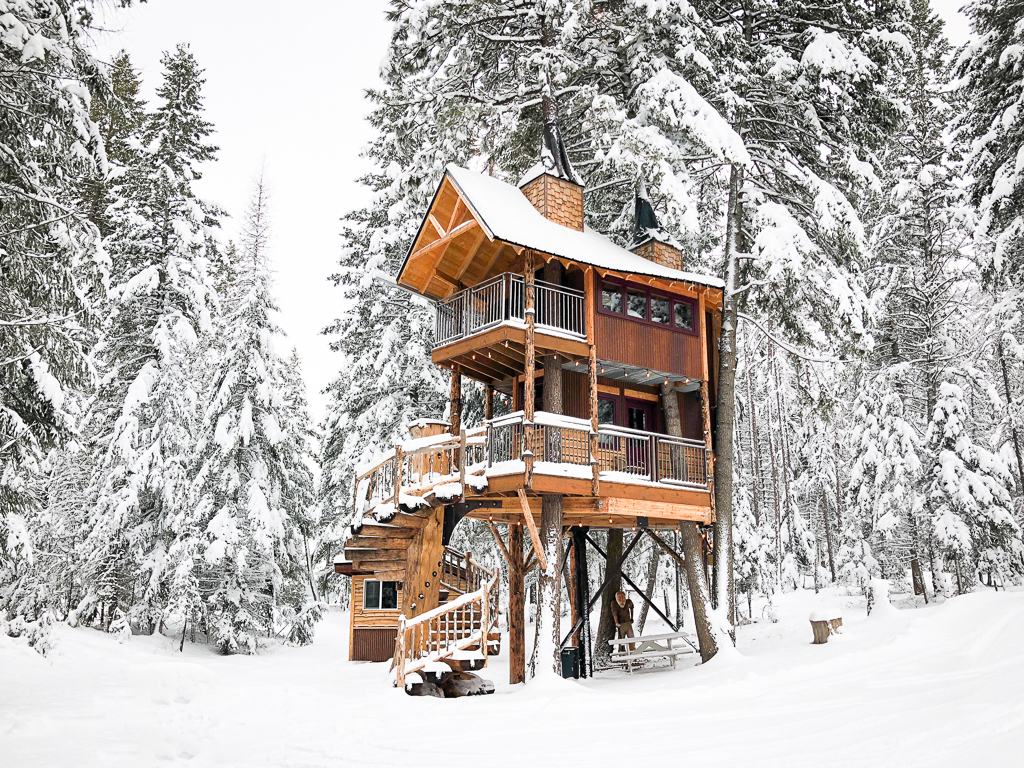 Meadowlark Treehouse at Montana Treehouse Retreat - US, Montana - glamping.directory