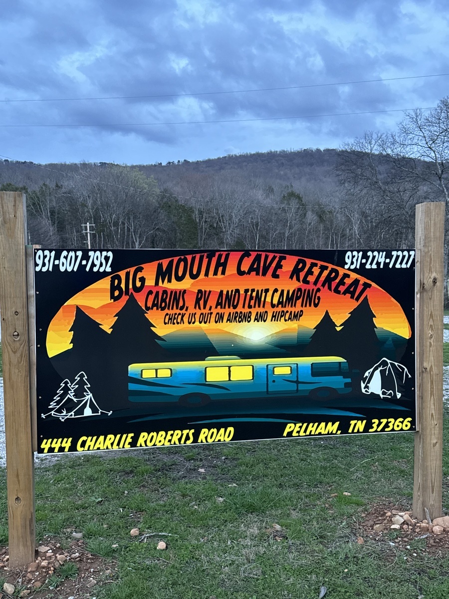 Bigmouth Cave Retreat- Camping and cabins! - Pelham, Tennessee - glamping.directory