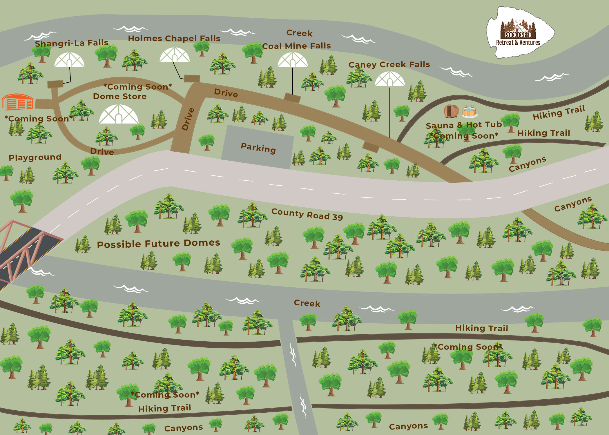 Rock Creek Retreat & Ventures - Addison, Alabama - glamping.directory