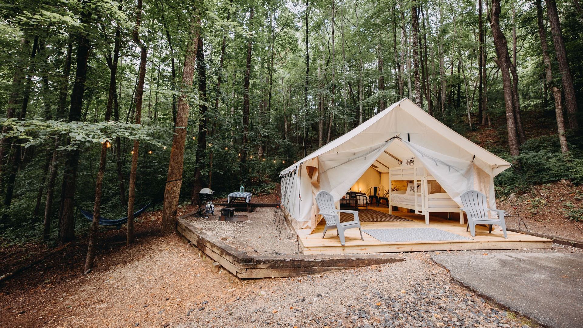 Timberline Glamping at Unicoi State Park - Helen, Georgia - glamping.directory