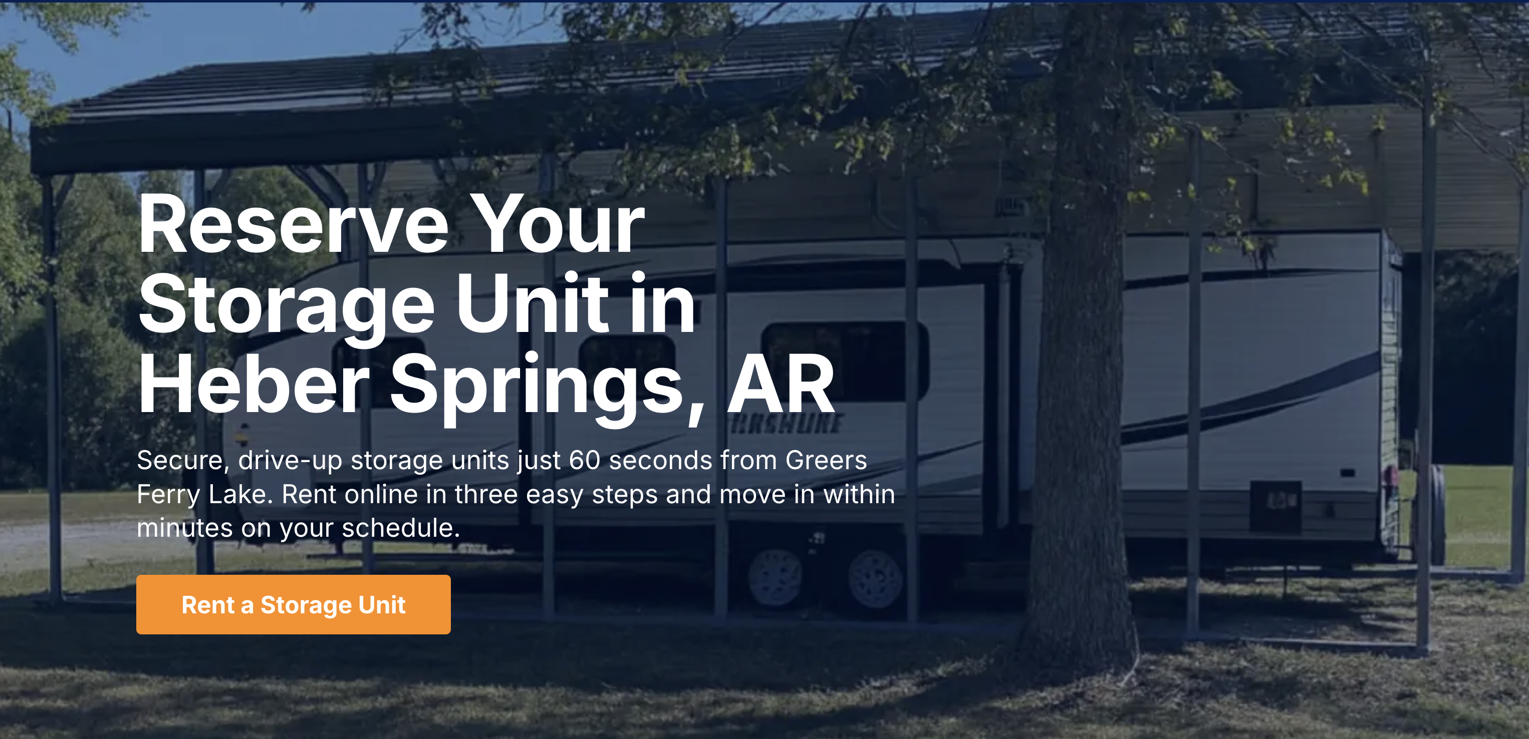 Heber Springs RV Park and Storage - Heber Springs, Arkansas - glamping.directory