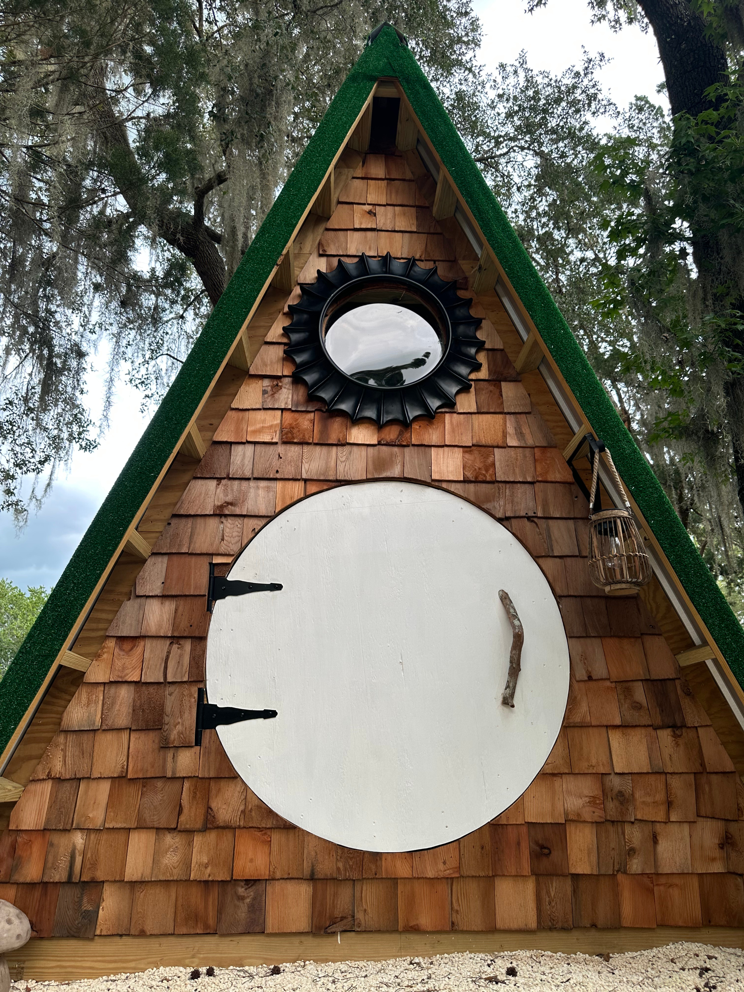 Enchanted Glamping Cabin with Hobbit Home - Dunnellon, Florida - glamping.directory