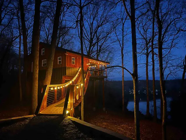 Ariel Joy Treehouse - Lewisburg, Kentucky - glamping.directory