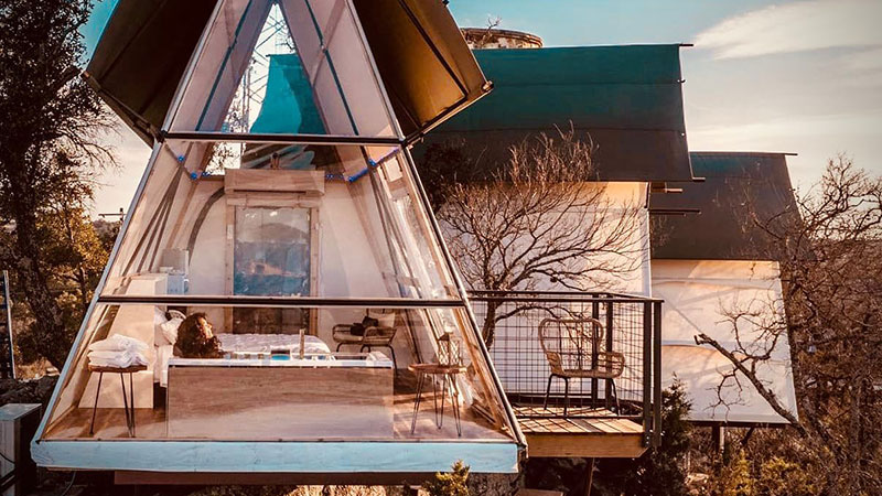 The Retreat on the Hill - Cottonwood Shores, Texas - glamping.directory