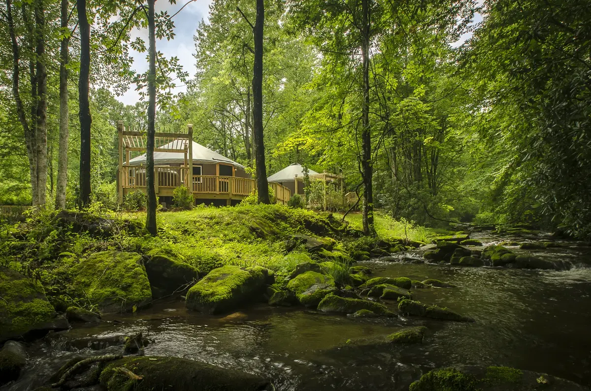 stayNantahala Cabin & Luxury Yurt Rentals - Topton, North Carolina - glamping.directory