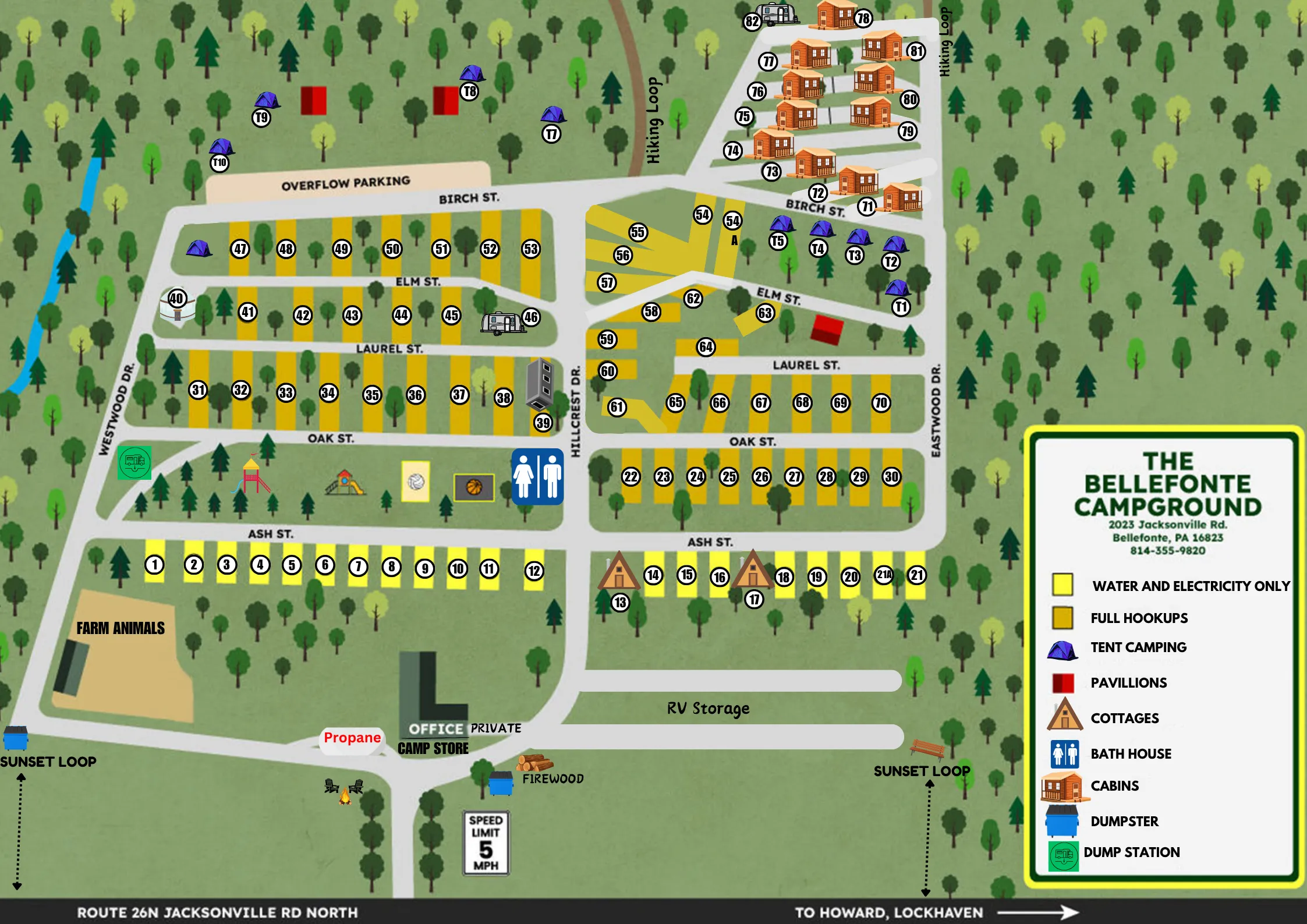 The Bellefonte Campground - Bellefonte, Pennsylvania - glamping.directory