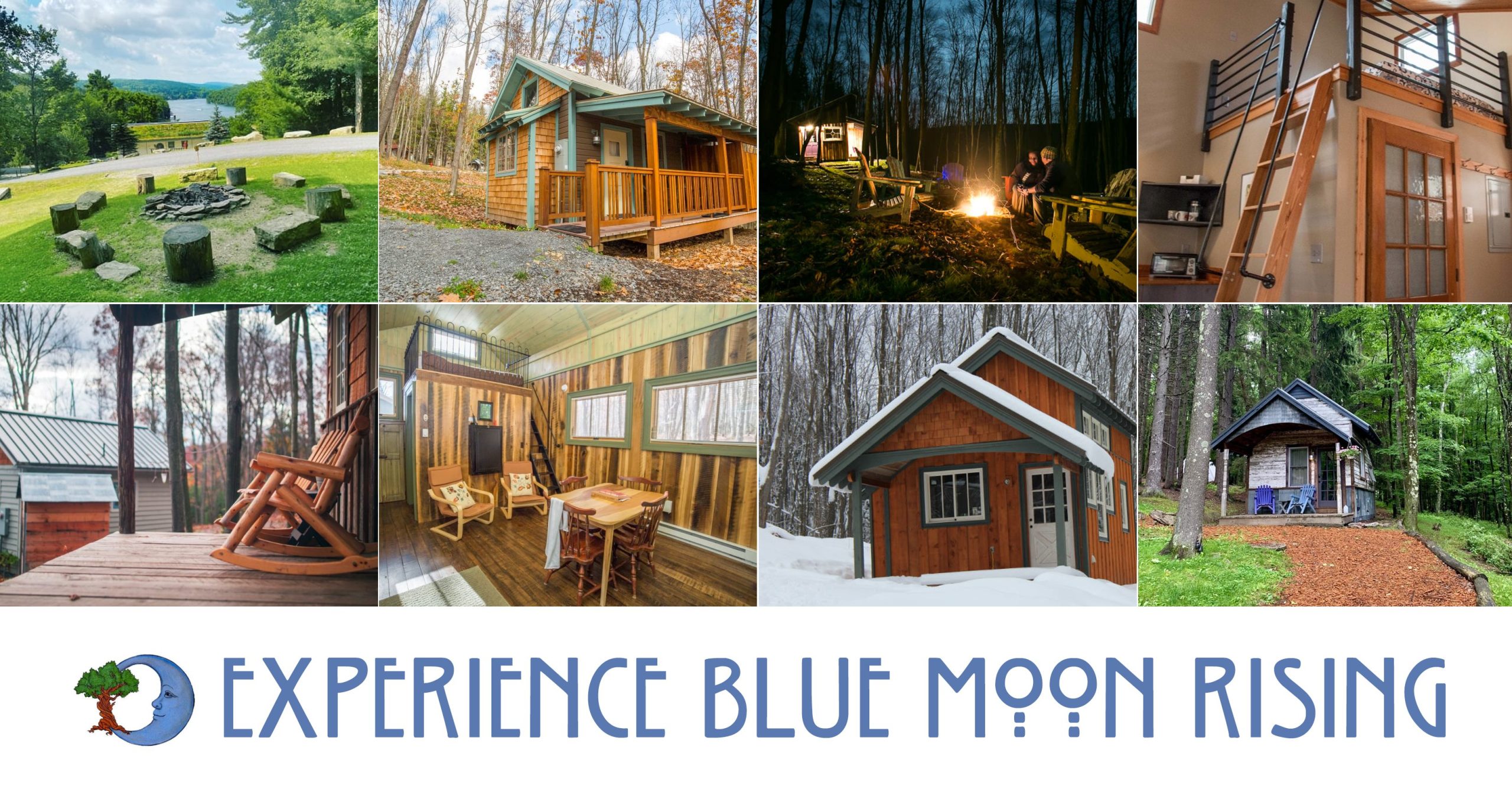Blue Moon Rising Cabins on Deep Creek Lake - McHenry, Maryland - glamping.directory