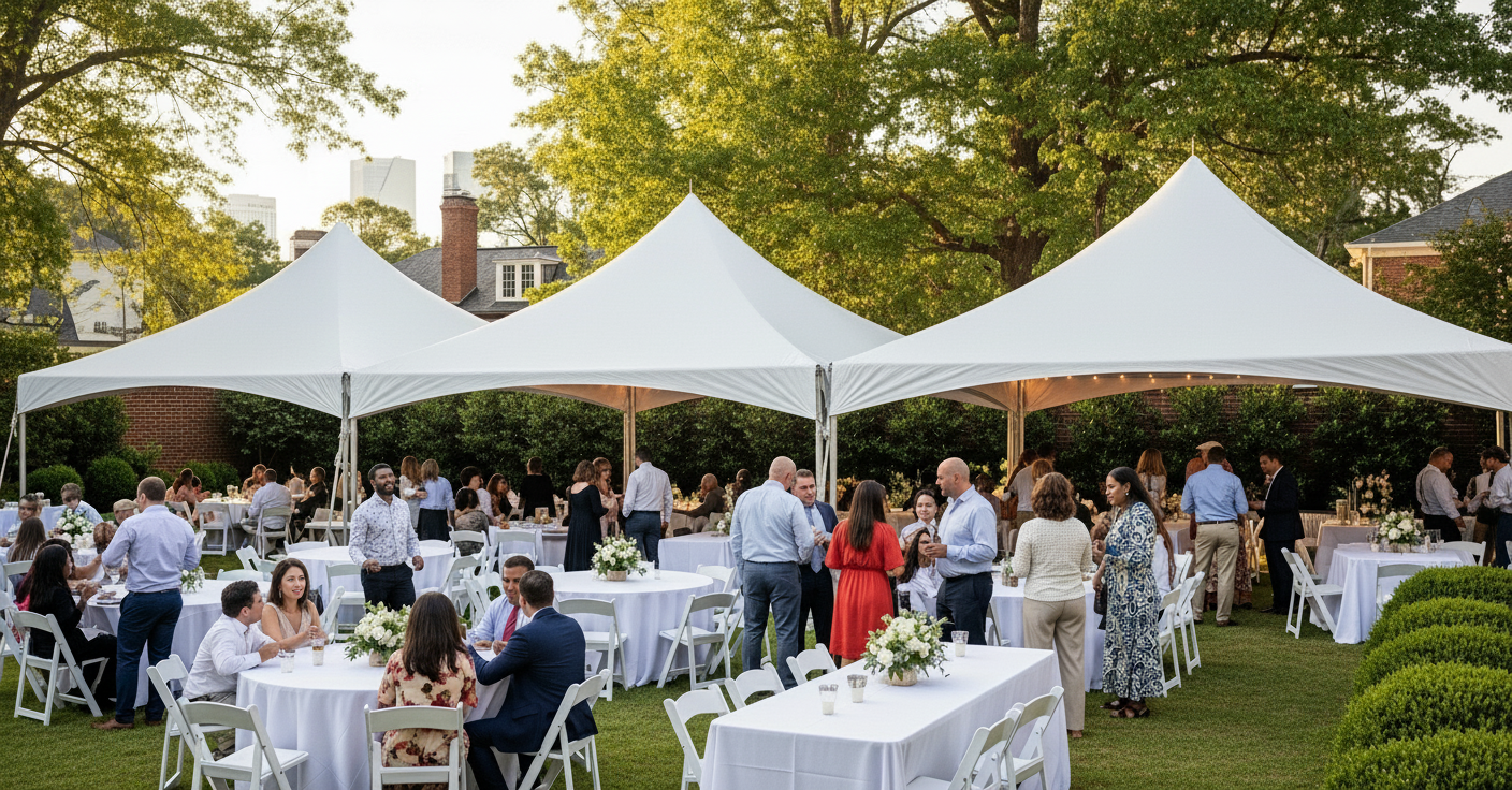 Peachy Party Tents and Events - glamping.directory