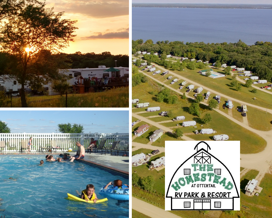 The Homestead at Ottertail RV Park & Resort - Battle Lake, Minnesota - glamping.directory