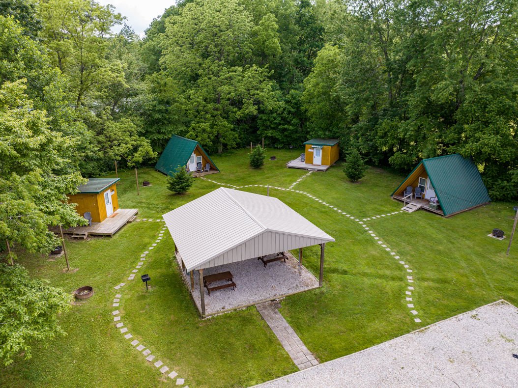 Posh Pines at the Outpost Campground - Salt Lick, Kentucky - glamping.directory