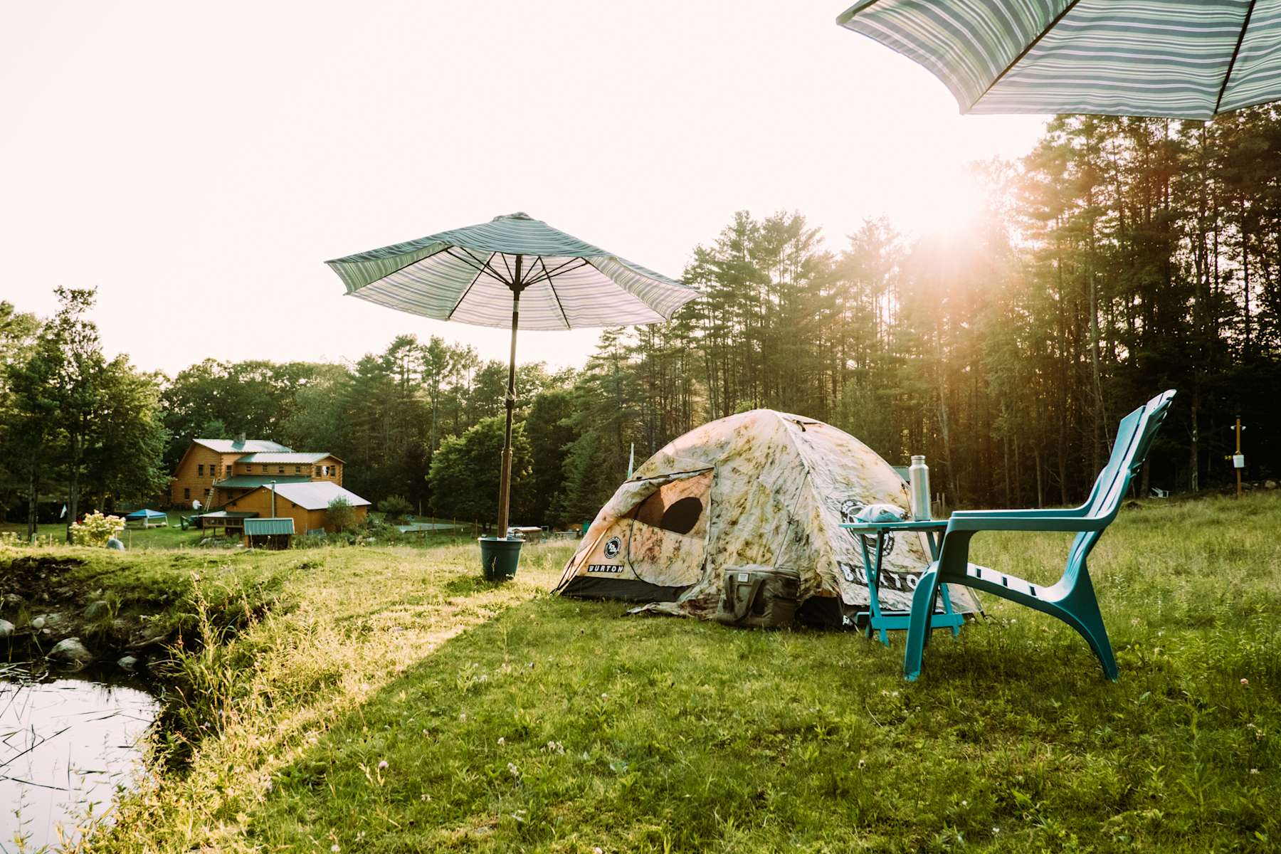 Buddha North Tent Deck - Fairlee, Vermont - glamping.directory