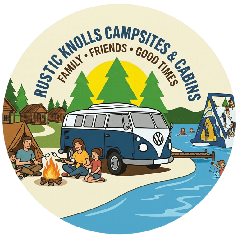 Rustic Knolls Campsites and Cabins - Mt Vernon, Ohio - glamping.directory