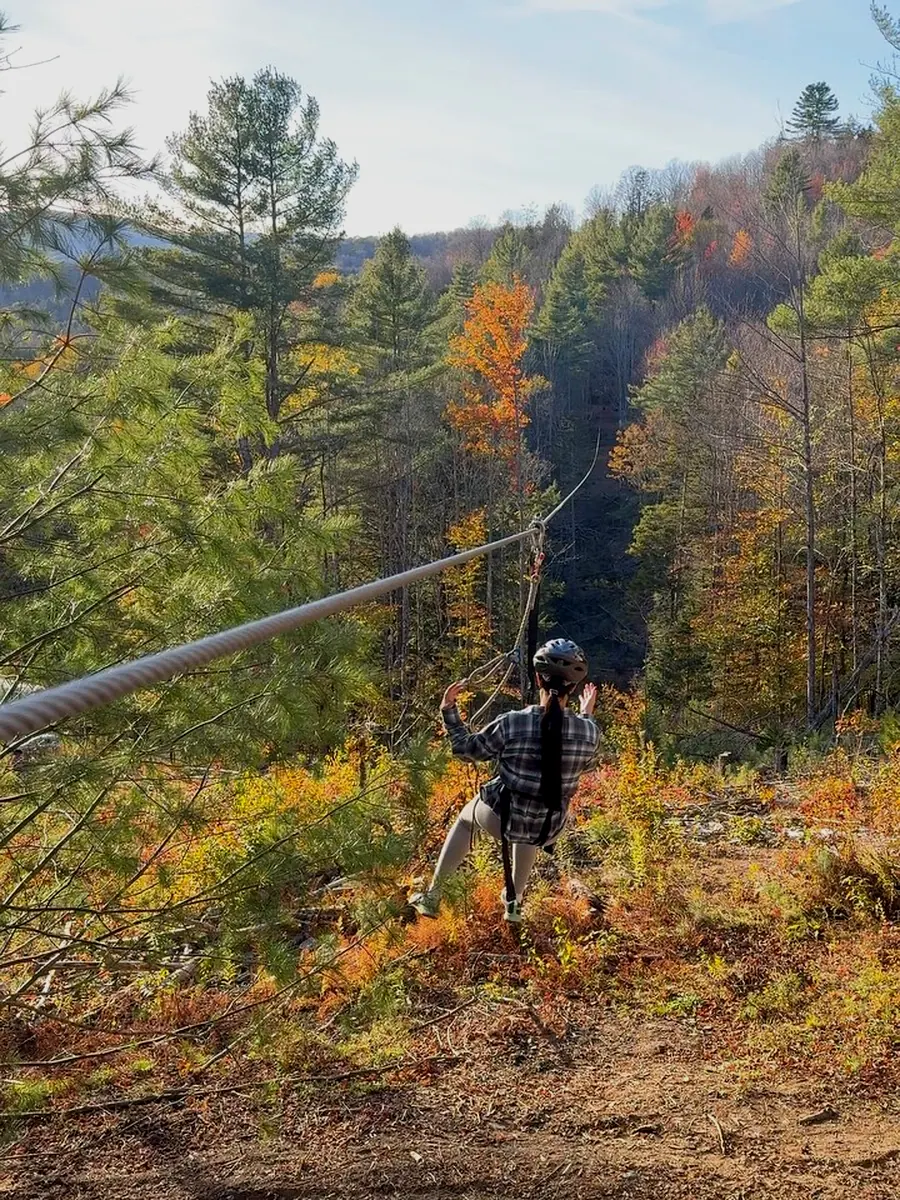 TreeHouse with Zipline - Braintree, Vermont - glamping.directory