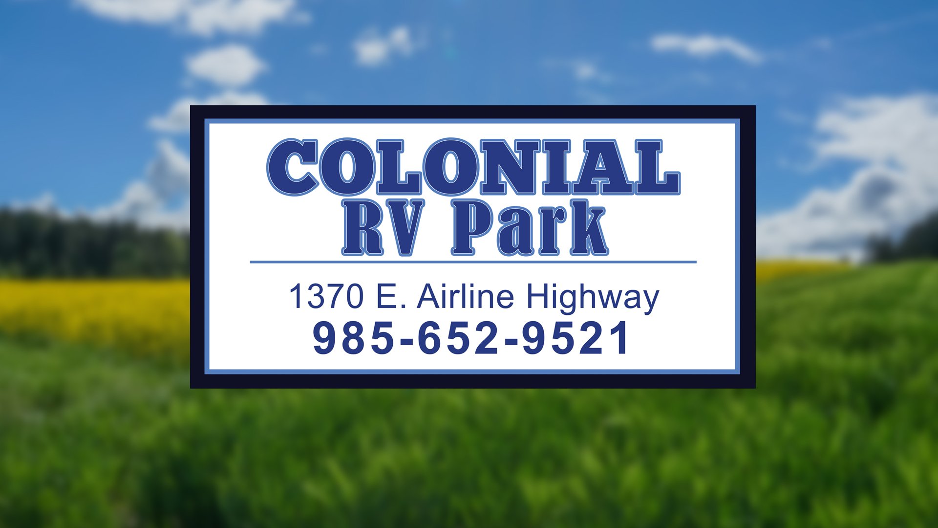 Colonial RV Park - Laplace, Louisiana - glamping.directory