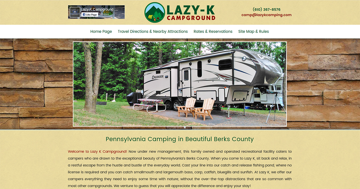 Lazy-K Campground Inc - Bechtelsville, Pennsylvania - glamping.directory