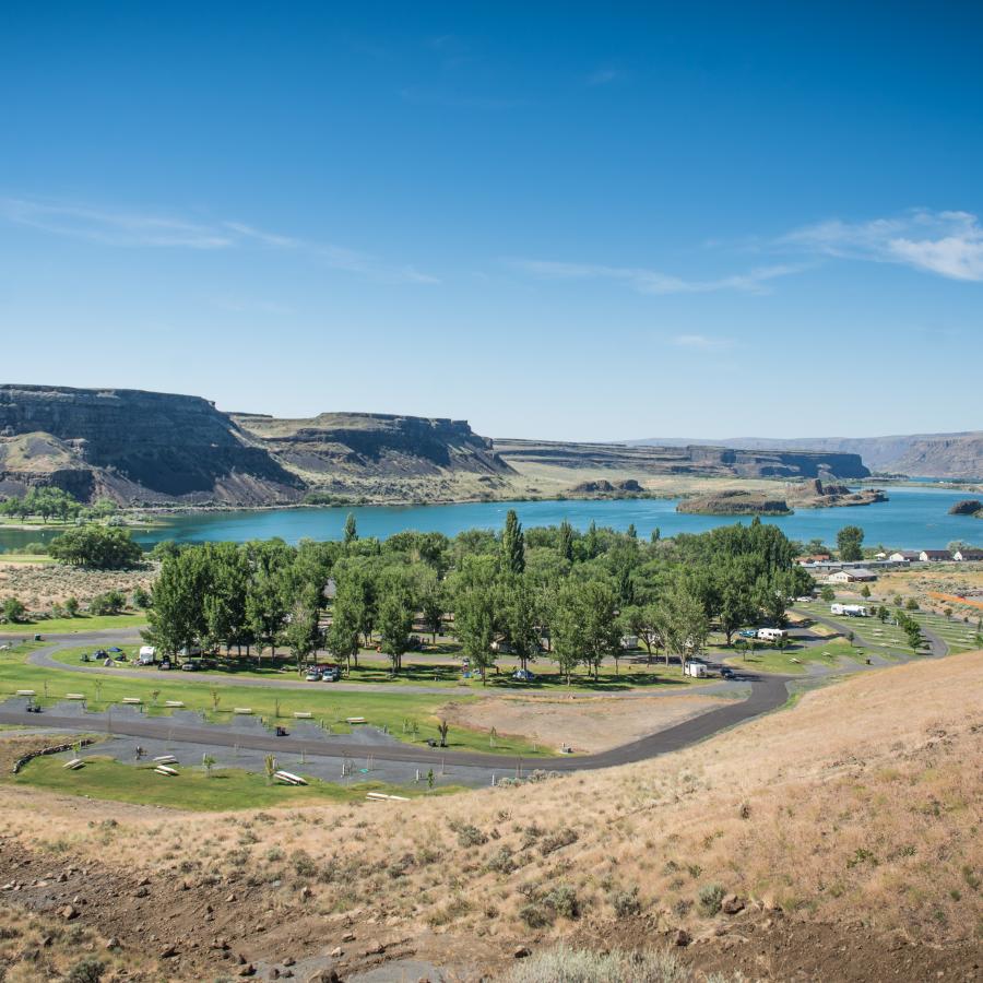 Sun Lakes State Park Campground - Coulee City, Washington - glamping.directory