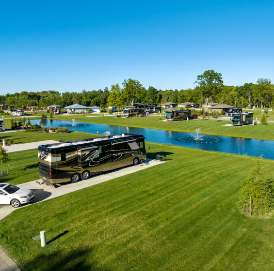 Lake Erie Shores, A Luxury MotorCoach Resort - Geneva, Ohio - glamping.directory