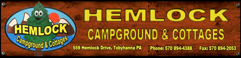 Hemlock Campground & Cottages - Tobyhanna, Pennsylvania - glamping.directory