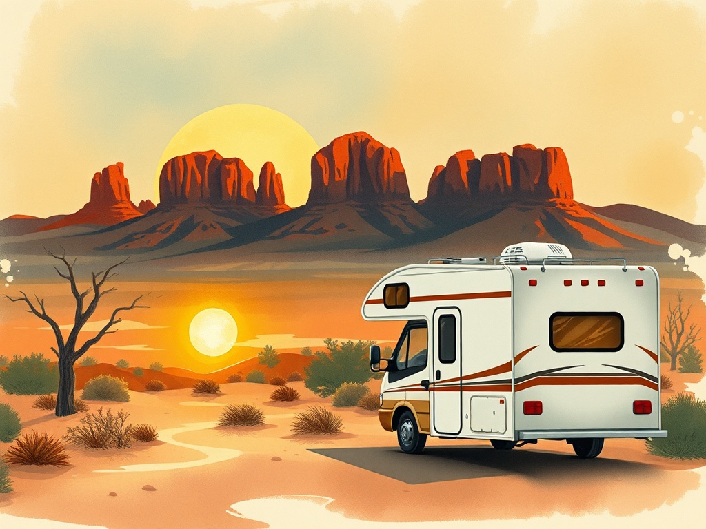 Hilltop Sunrise - Single RV Site with Electric, Water, and Sewer hookups - glamping.directory