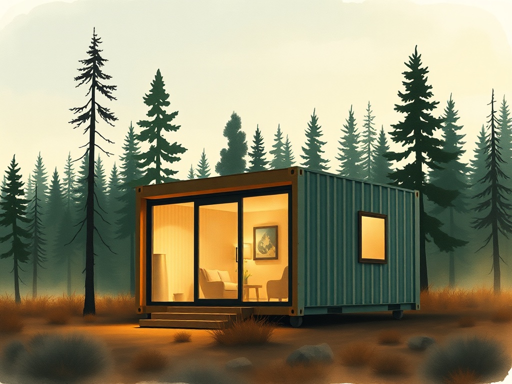 Somewhere in Texas Container Home - US, Texas - glamping.directory
