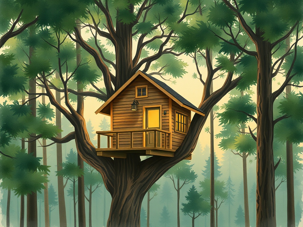 Bright and Cozy Treehouse Apartment - Apartment - glamping.directory