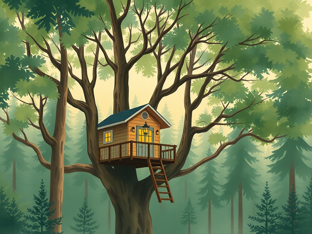 Tree Tops - Stunning ' Treehouse' With Upscale Amenities In A Memorable Setting - glamping.directory