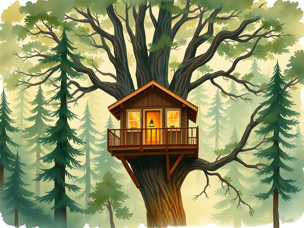 Treehouse Home - Ludlow, Vermont - glamping.directory
