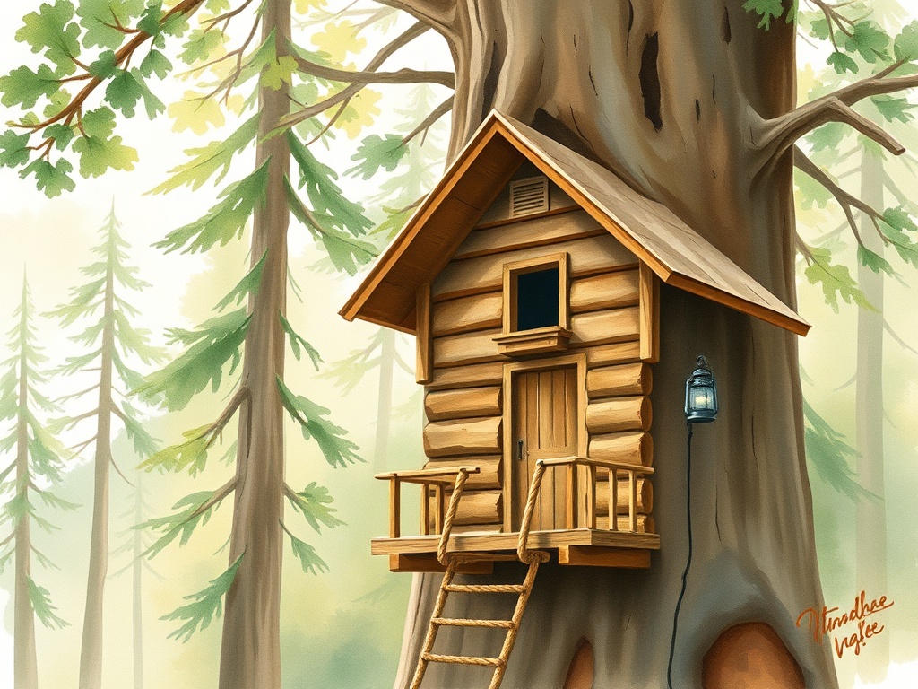 Insanely romantic treehouse perched next to a stream and rolling hills. - glamping.directory