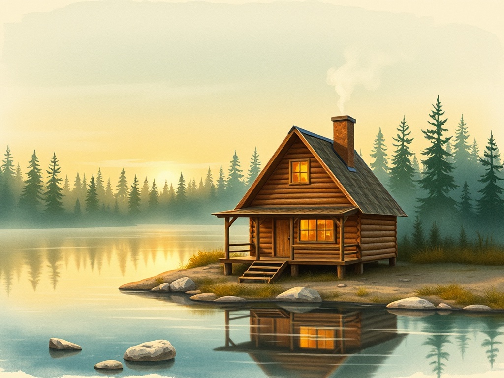 Cozy 1-bedroom cabin in tranquil Eden, northern Vermont - glamping.directory