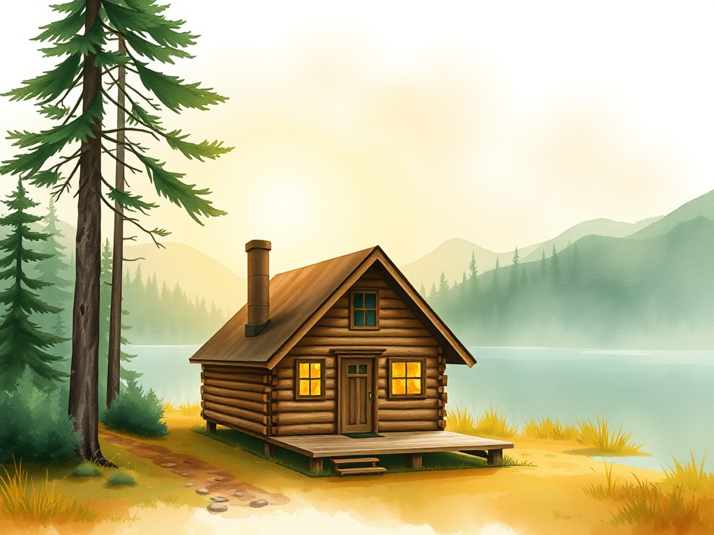 Romantic Cabin Rental on Four-Acre Property with Wood Stove near Burlington, Vermont - glamping.directory