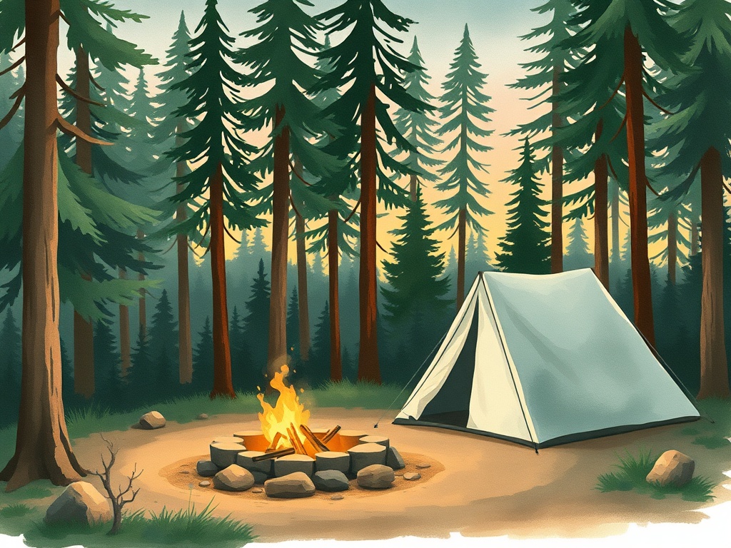 Old Mill Blue River Retreat- Primitive Camping - glamping.directory