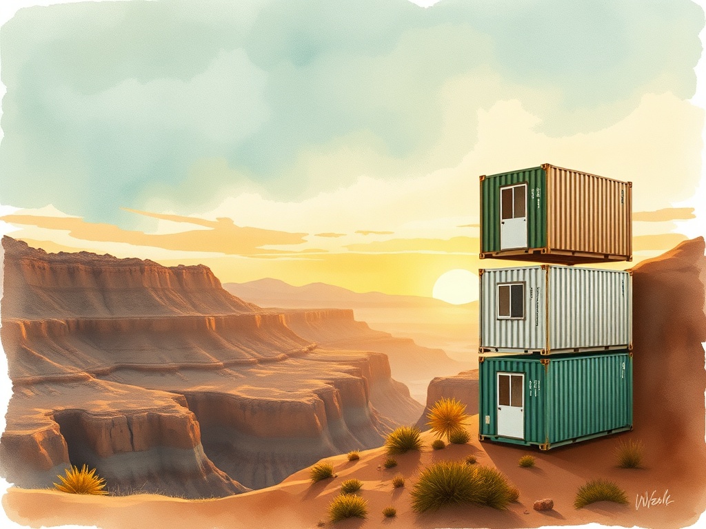 Somewhere in Texas Container Home - glamping.directory