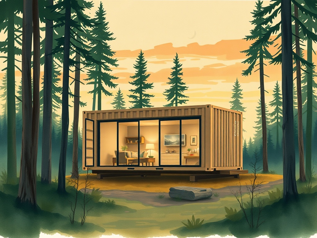 Cozy and Comfortable Shipping Container House -Pet Friendly-Easy Walk to Beach - glamping.directory
