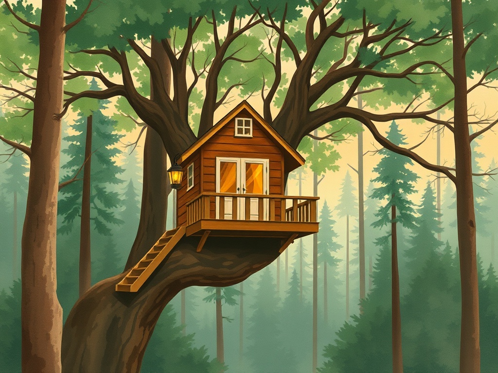 Acadia Cliffs Treehouse Cabin - glamping.directory