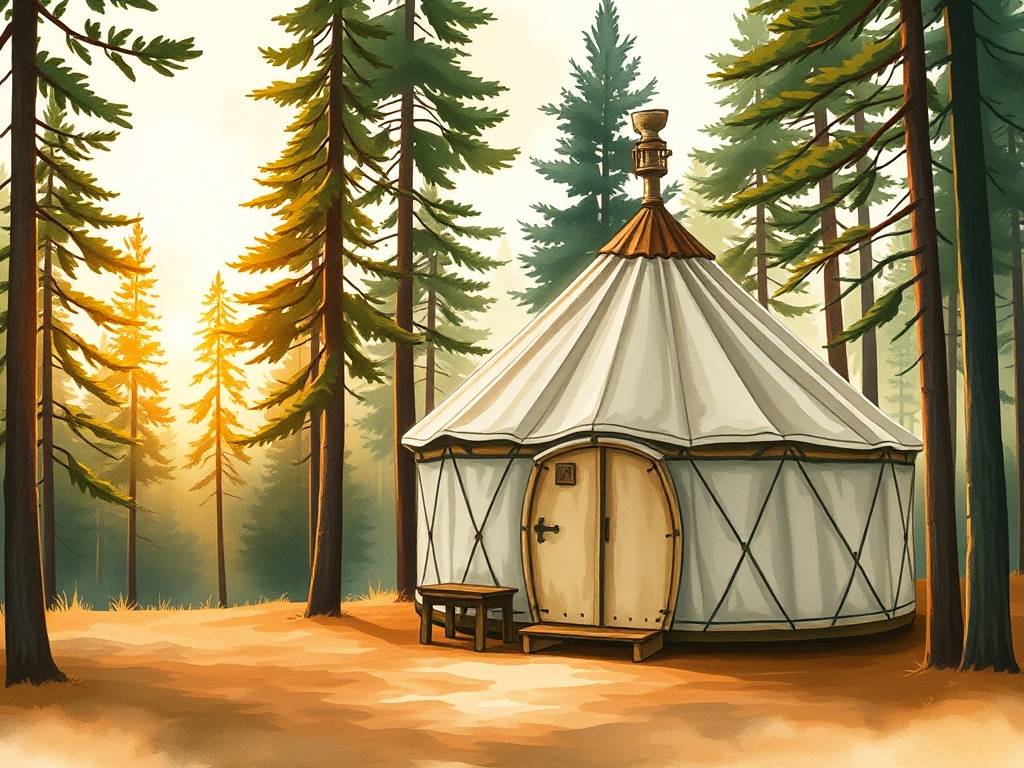 Skyline Yurt - glamping.directory