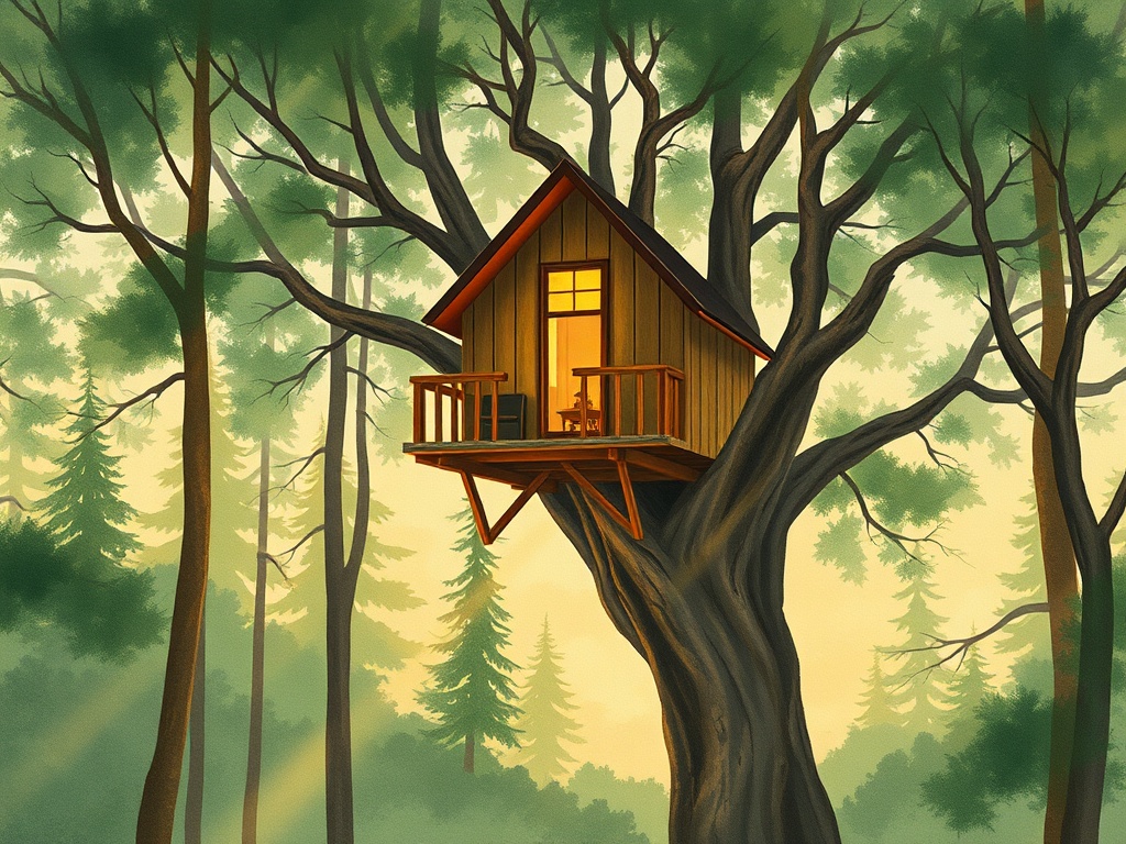 Treehouse Home - Ludlow, Vermont - glamping.directory