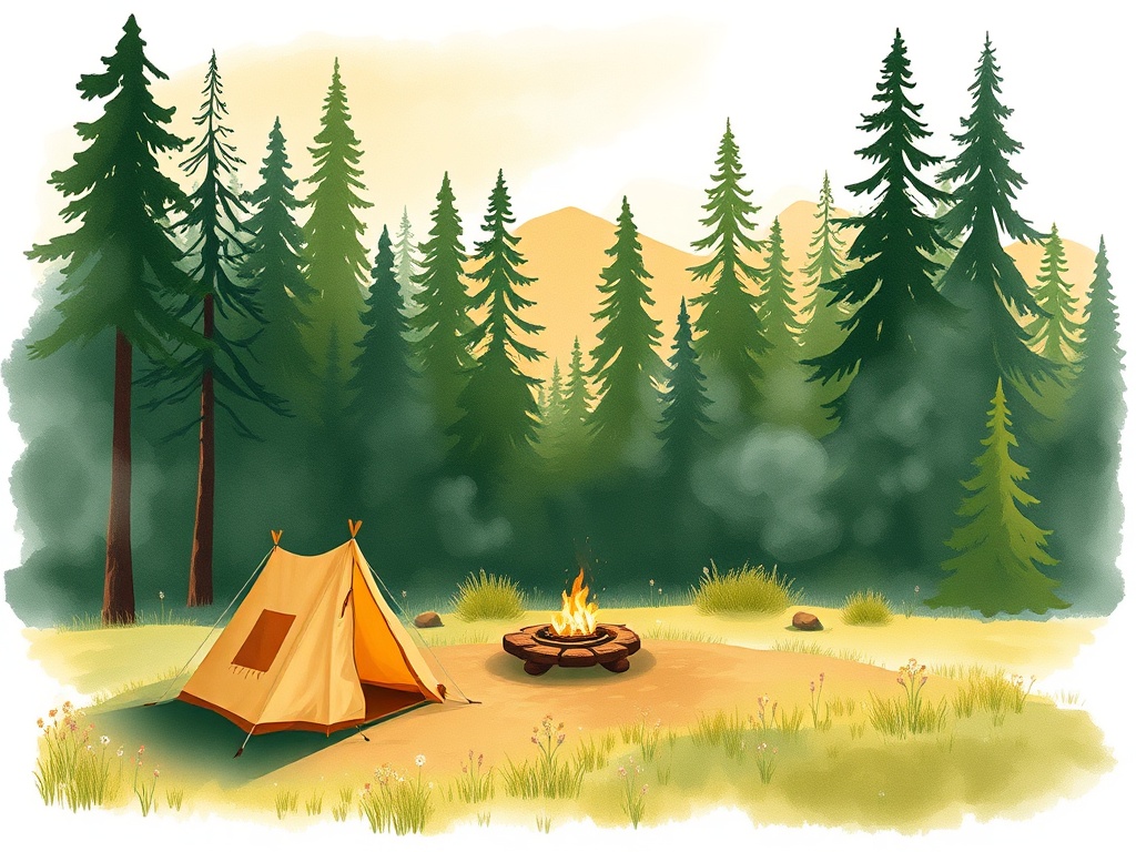 Dispersed riverside camp spot - glamping.directory