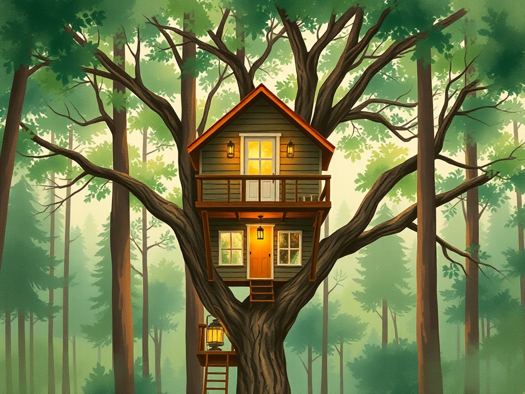Treehouse Home - Ludlow, Vermont - glamping.directory